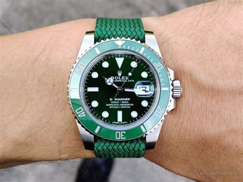 Rolex hulk with rubber strap